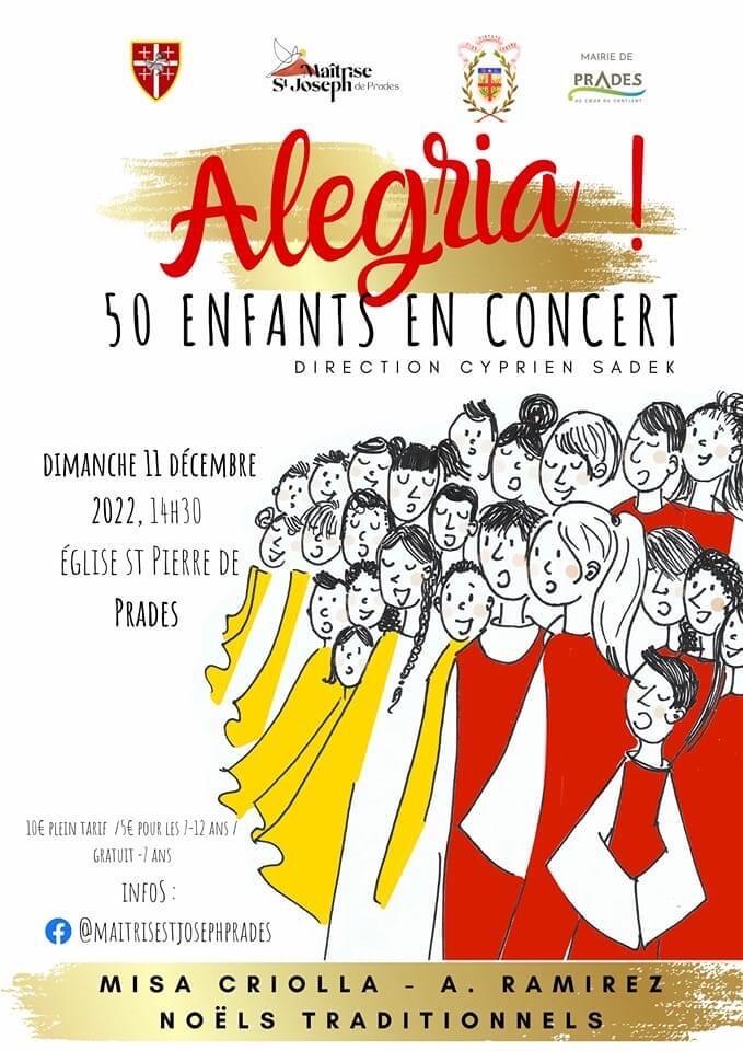 concert chorale alegria prades 11 déc 2022