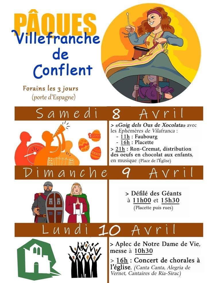 fetes de paques VDC 8 9 10 avril