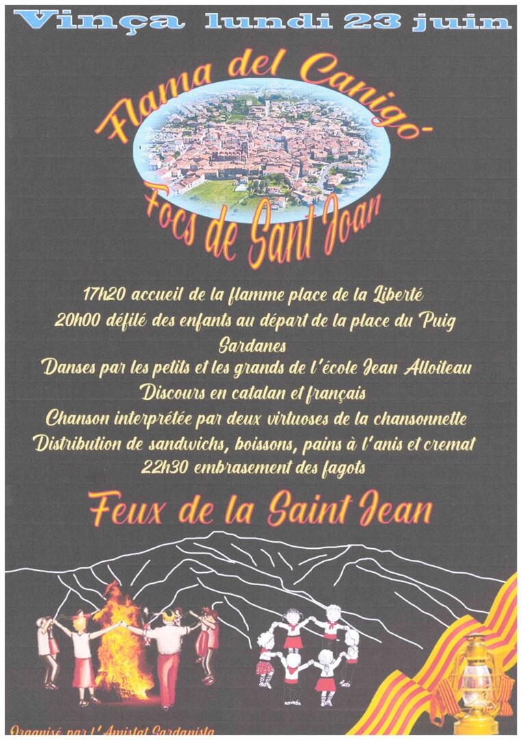 feux saint jean vinça
