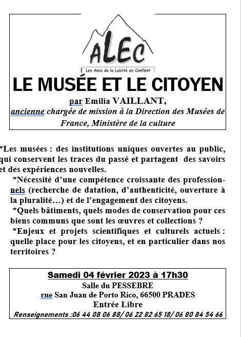 le musée et le citoyen