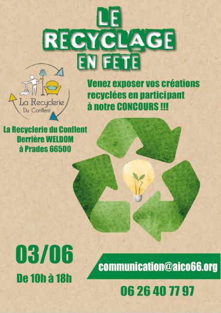 le recyclage en fête
