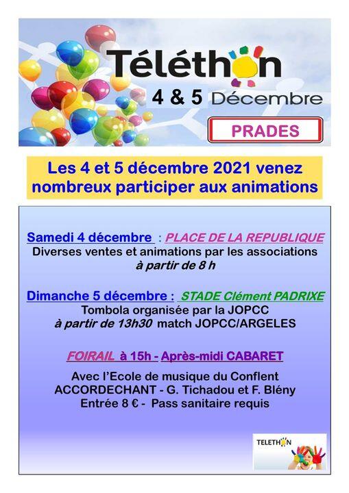 téléthon 4 et 5 déc