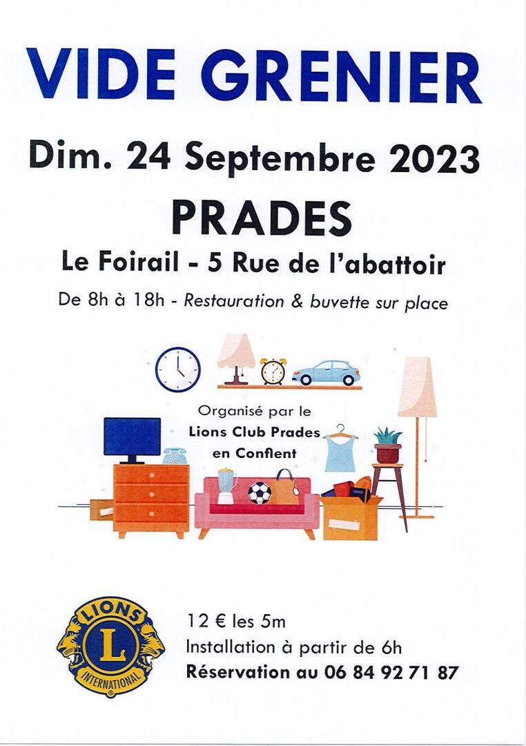 vide grenier prades