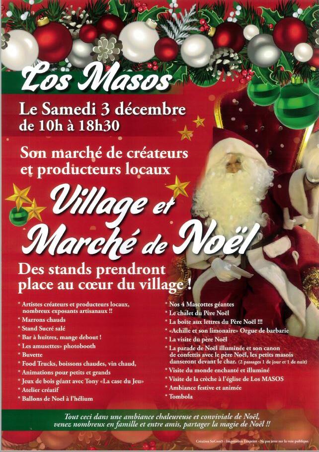 village de noel los masos