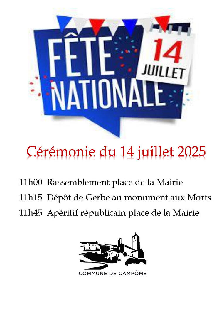 14 juillet campome