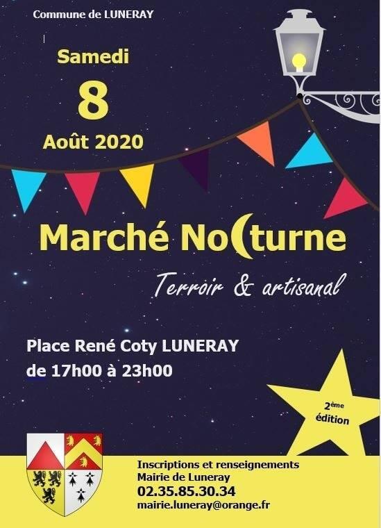 Marché nocturne luneray