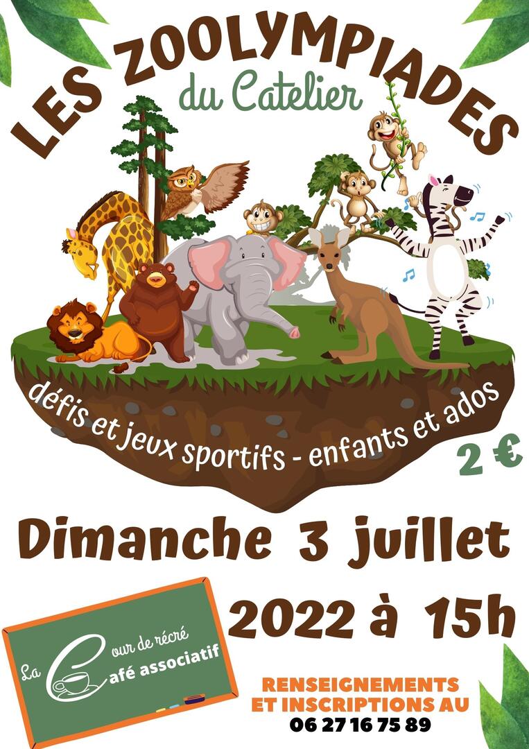 Affiche Zoolympiades