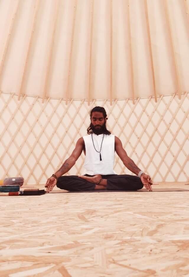 Séance de yoga
