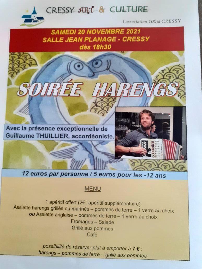 Soirée Harengs Cressy 2021