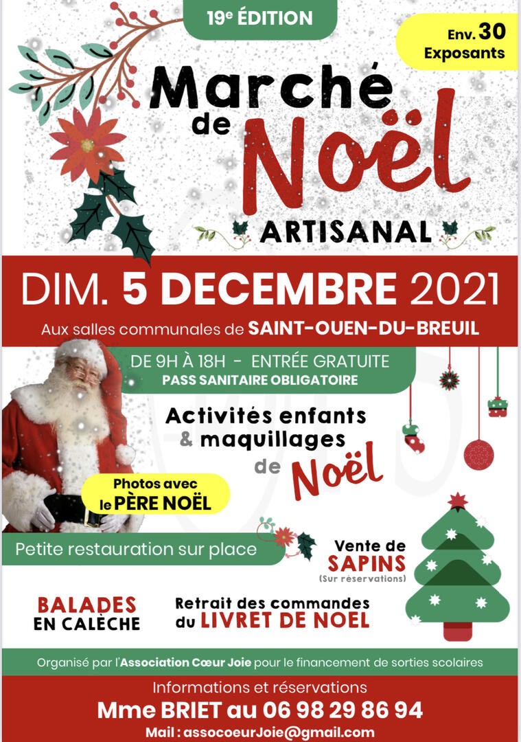 Affiche Marché de Noël