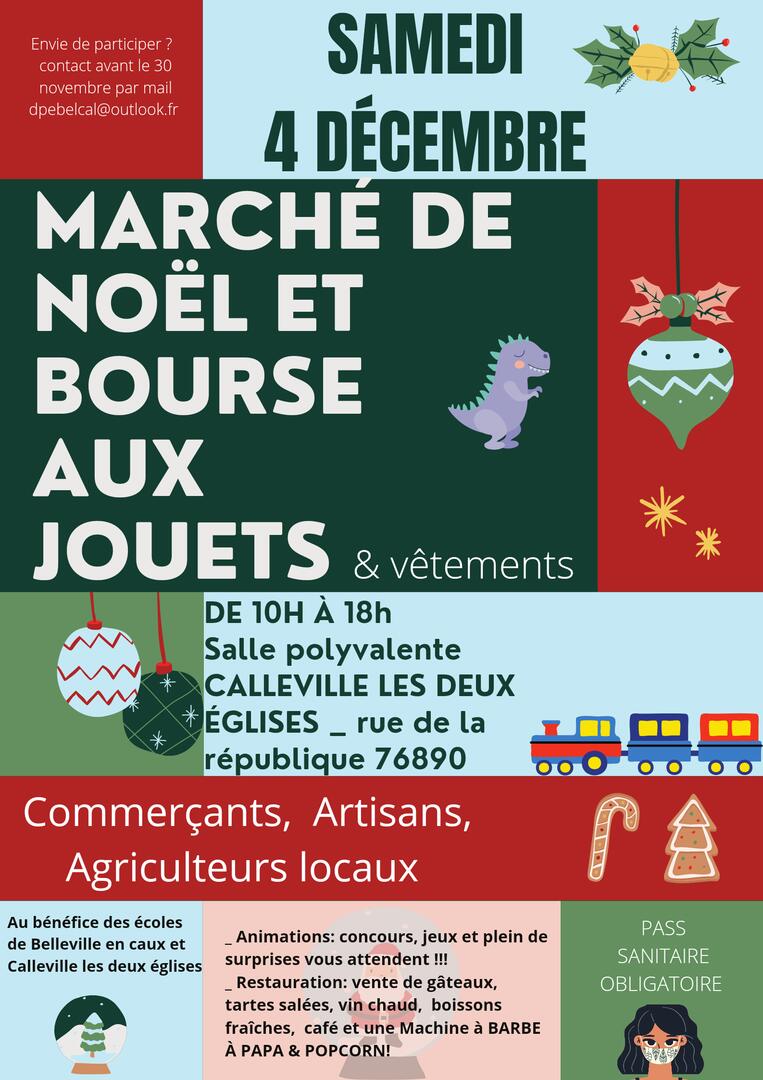Affiche Marché de Noël
