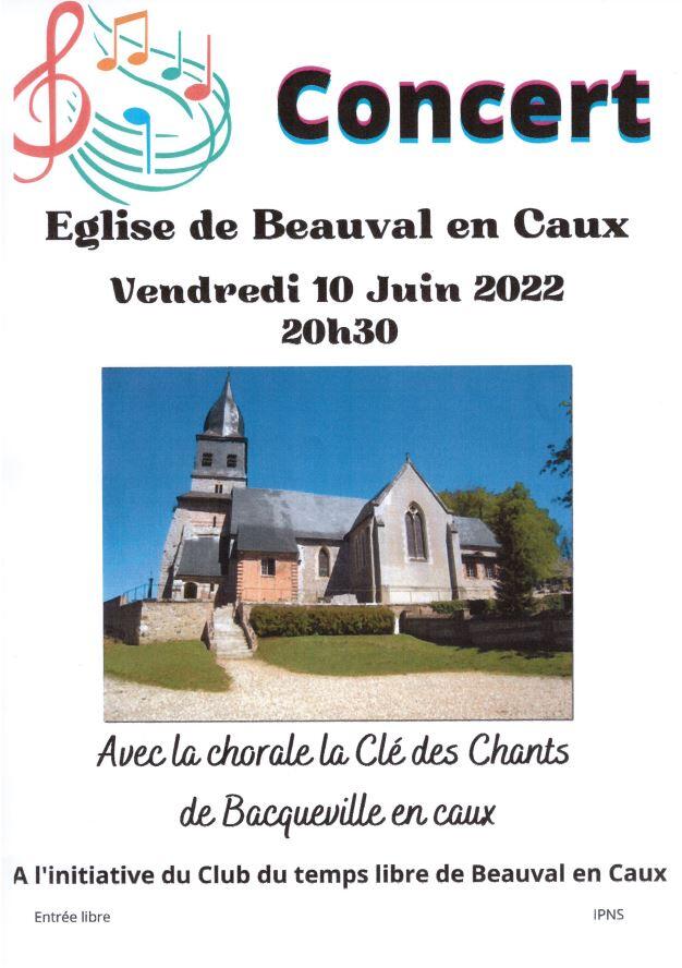 Concert église de Beauval-en-Caux