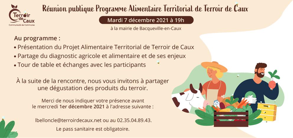 conférence programme alimentaire territorial