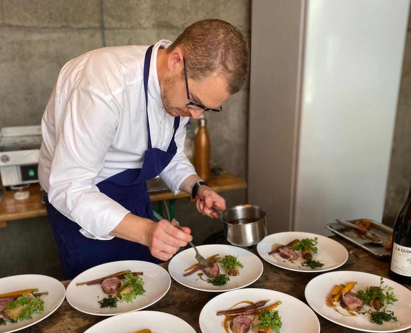 Maxime Thomas_Un Chef à la Cave_Domaine de la Roche Bleue_Marçon