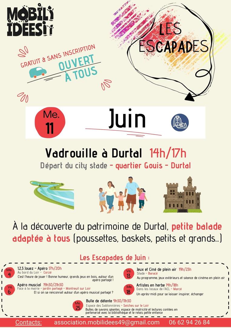 Juin Programme escapades