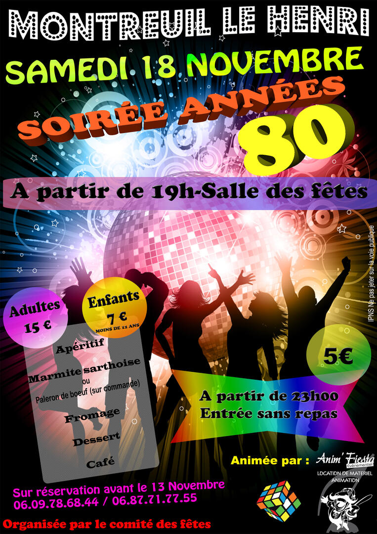 AFFICHE ANNEE 80