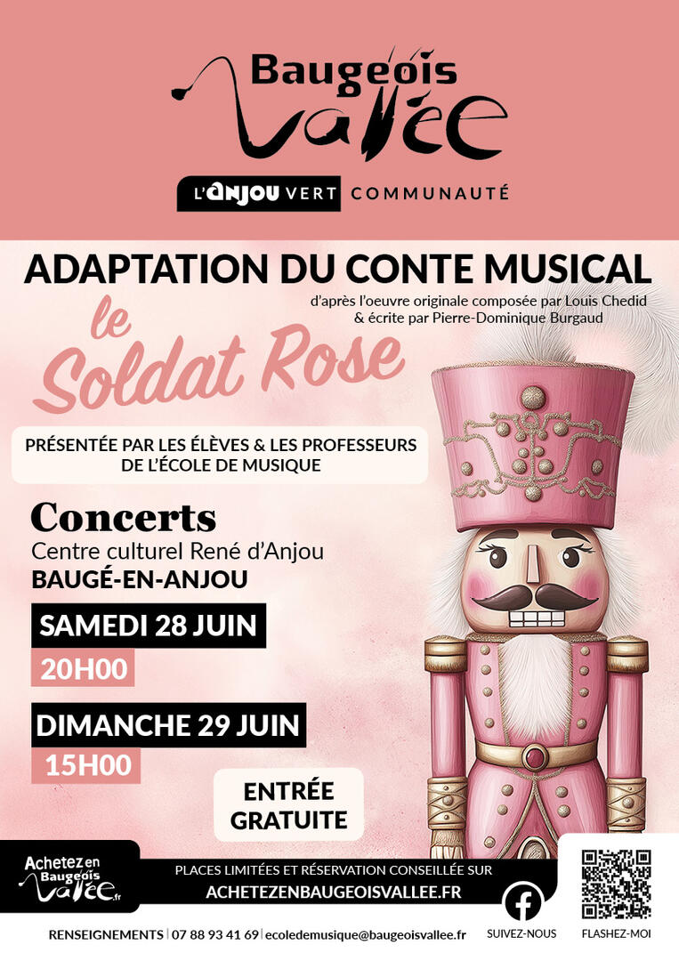 Affiche Concert Le Soldat Rose VF