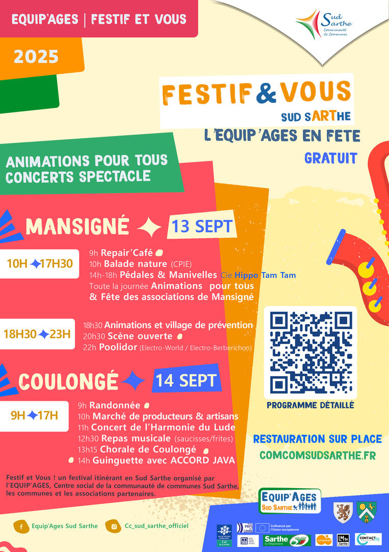 Affiche Festif et vous générale