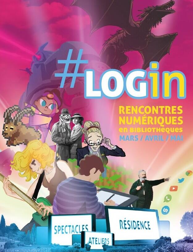 Affiche Login couoée