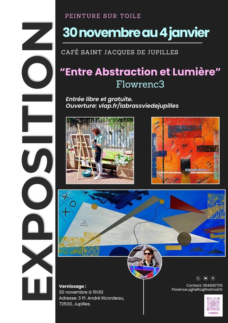 exposition " entre abstraction et lumière "