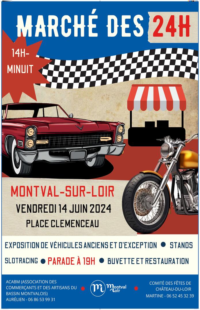 Marché des 24H_Montval sur Loir