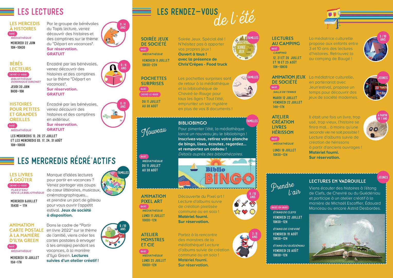 Animations médiathèque