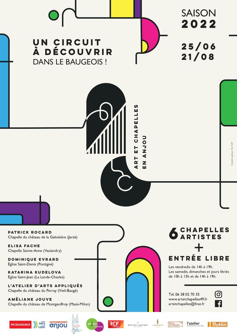 Art et Chapelles en anjou - programme