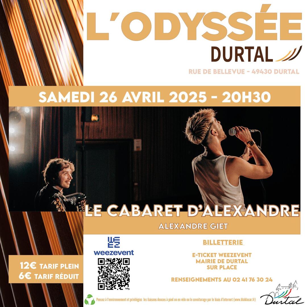 Cabaret Alexandre Durtal 260425