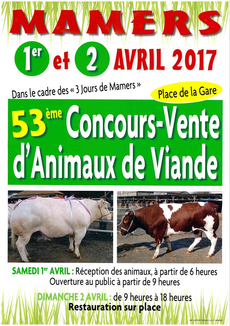 Concours animaux viande