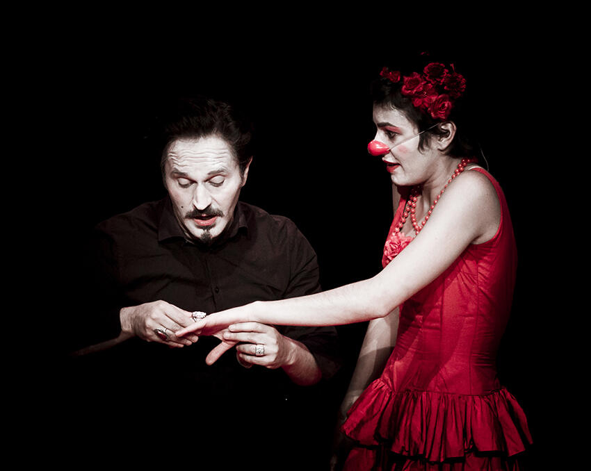 DOM JUAN et les clowns ® fabien DEBRABANDERE