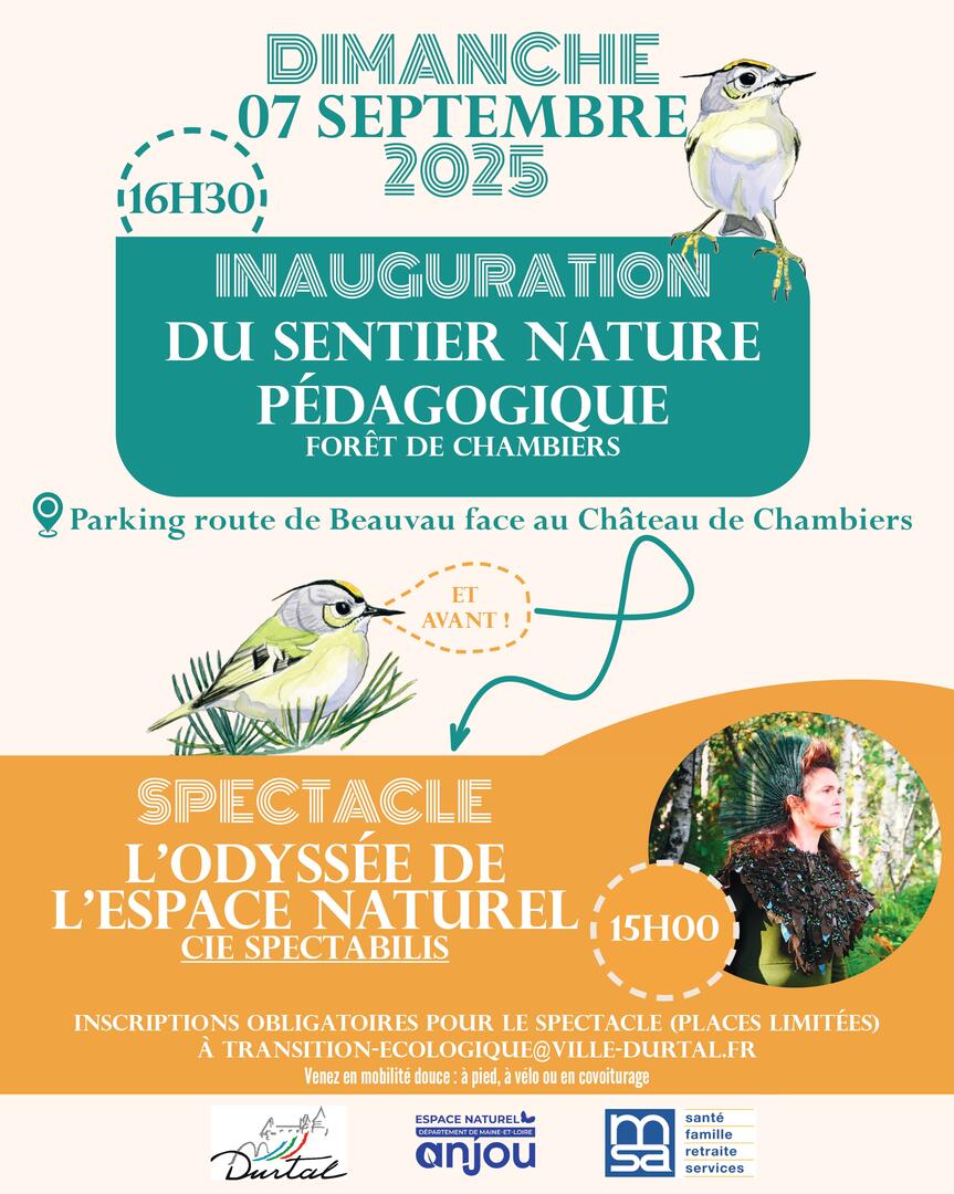 Inauguration sentier nature durtal