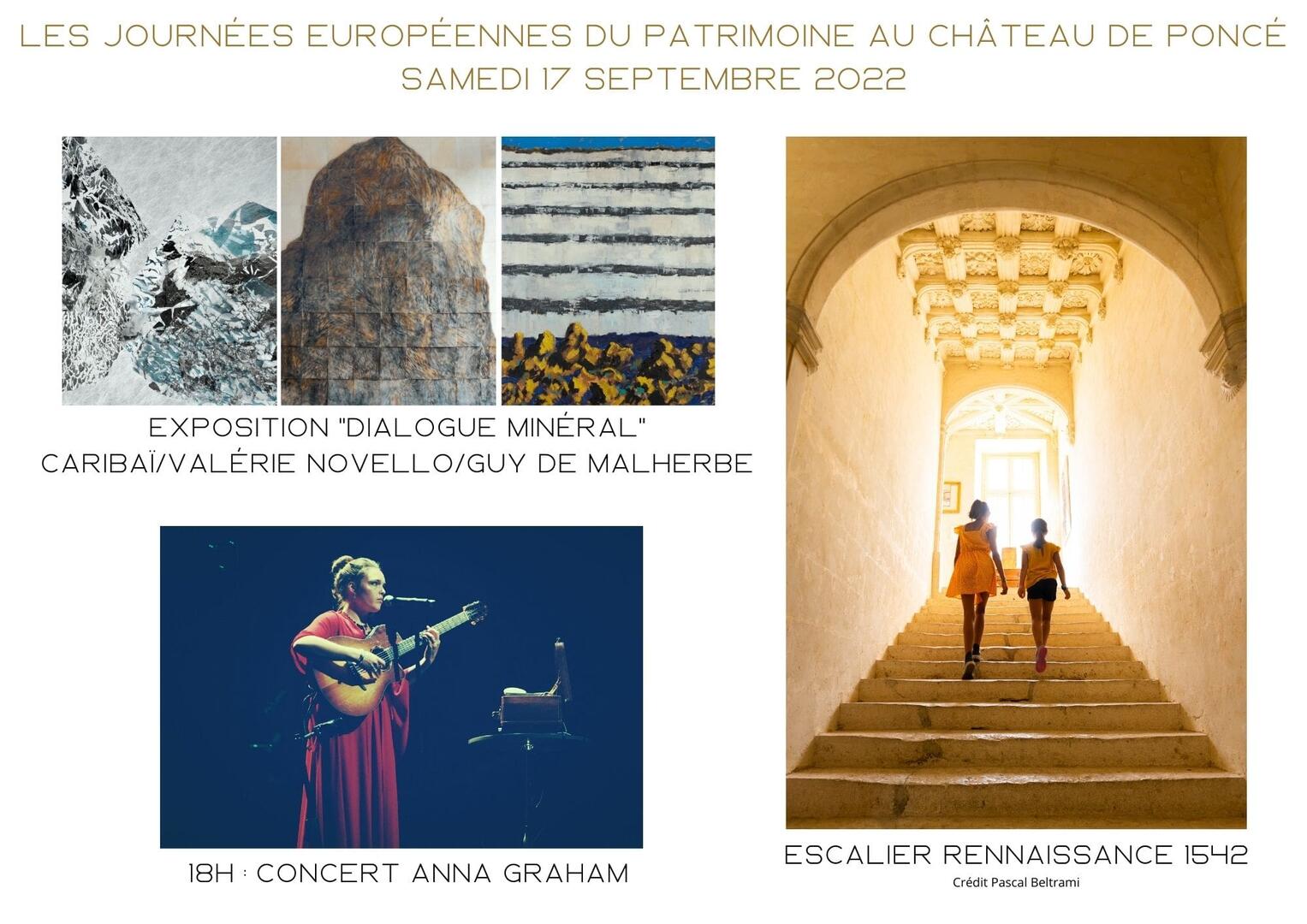 Les journées européennes du patrimoine au Château de Poncé 17 septembre 2022