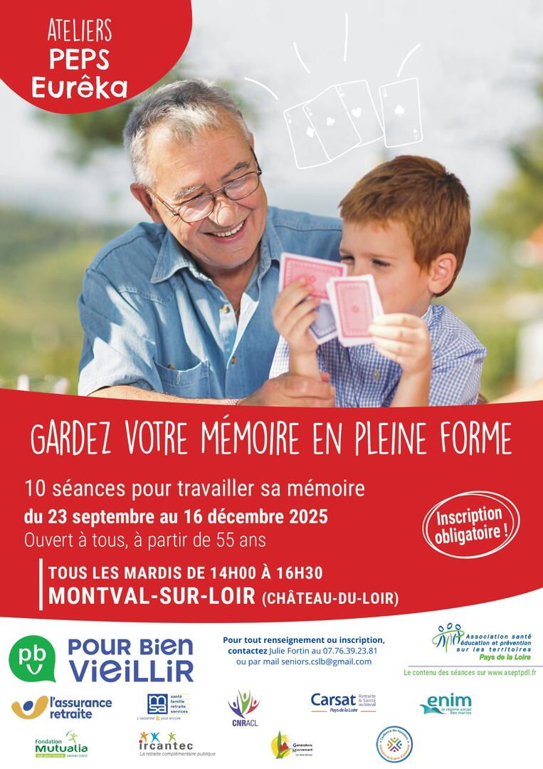 Pour tout renseignement ou inscription, contactez le Centre Social Loir et Bercé au 02 43 44 67 67 ou à l’adresse mail cslb2@wanadoo.fr - 1
