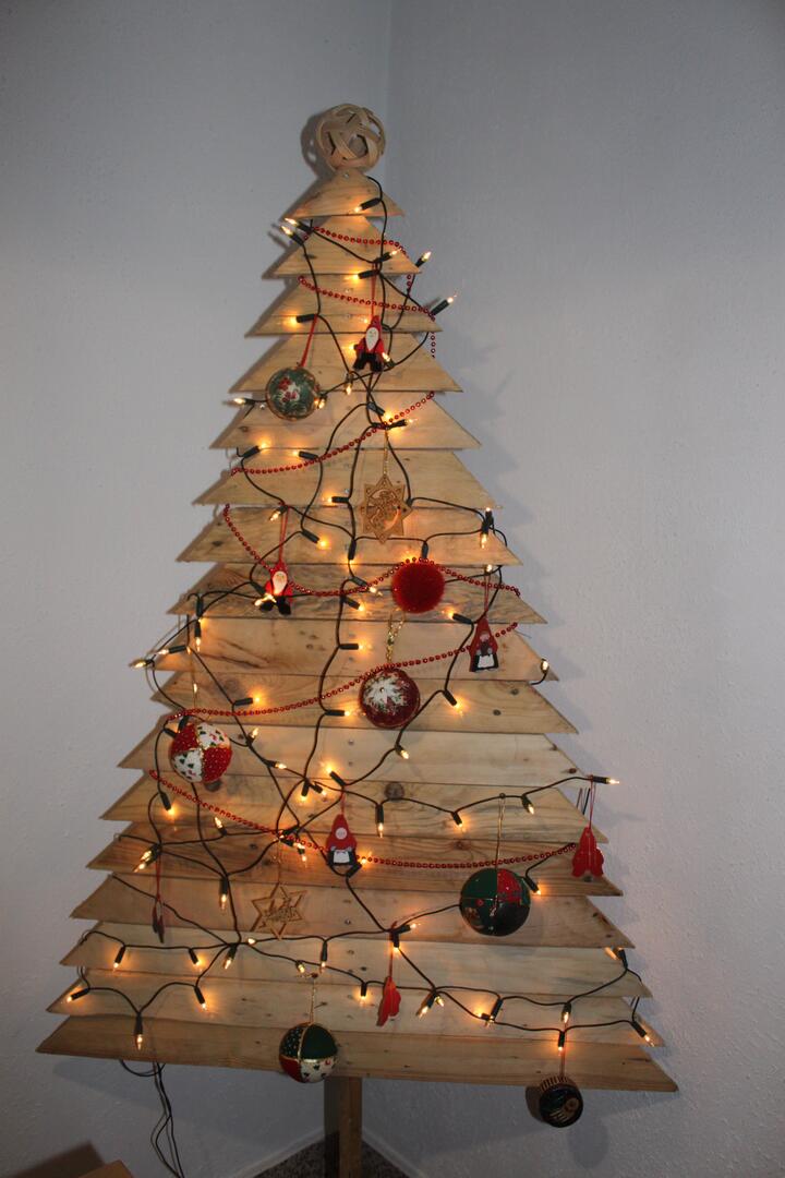Sapin Noel Palette plat