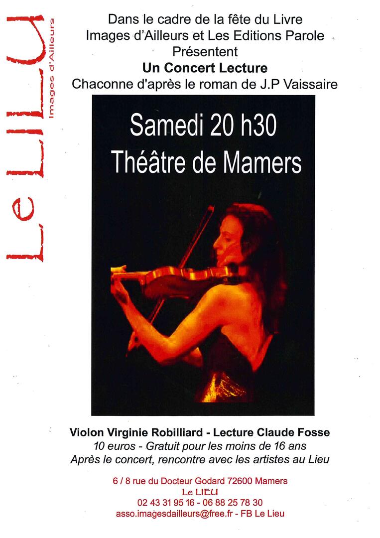 Un concert Lecture Le Lieu