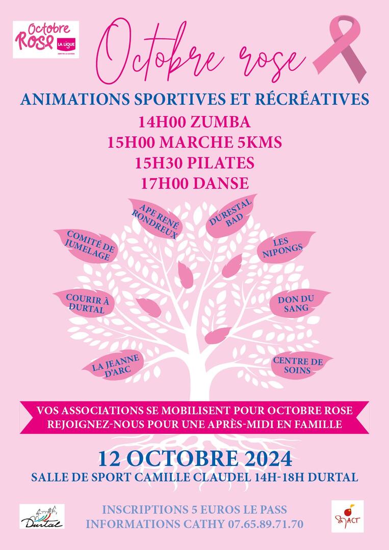 octobre rose durtal