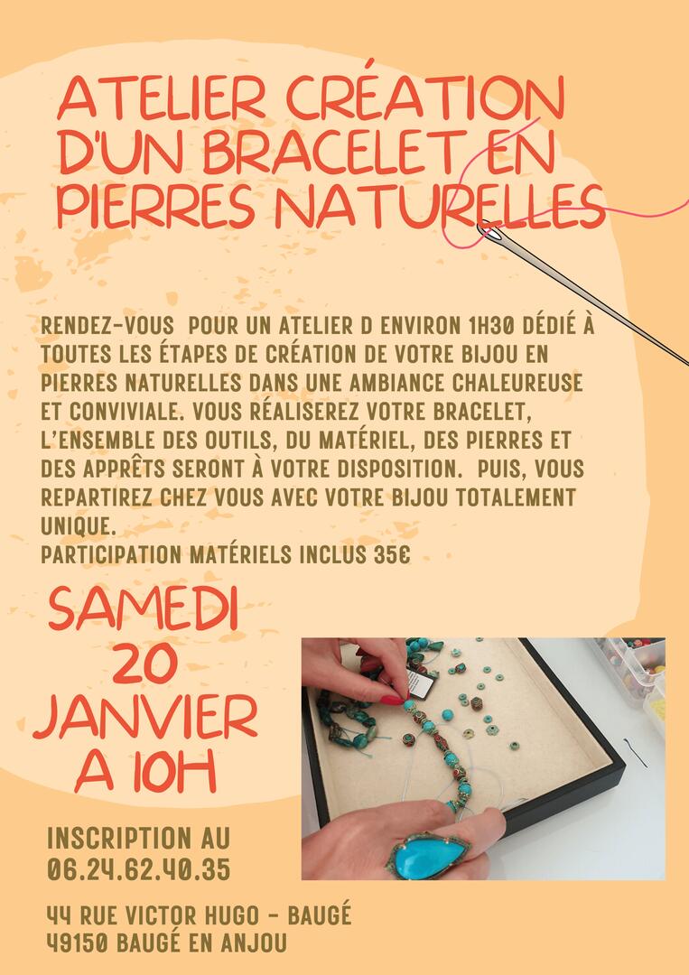Atelier création bracelet