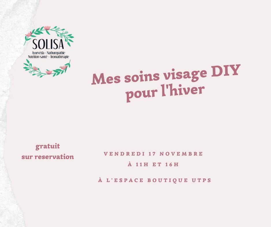 Atelier soin du visage