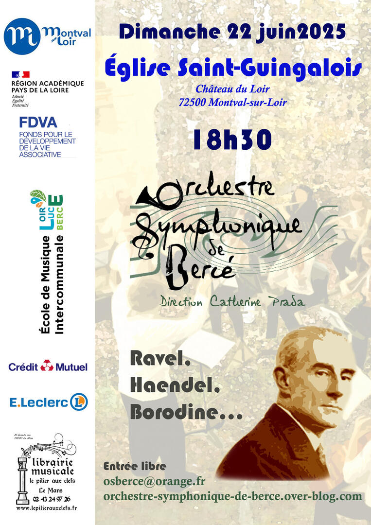 affiche 2025-06 Orchestre Symphonique de Bercé