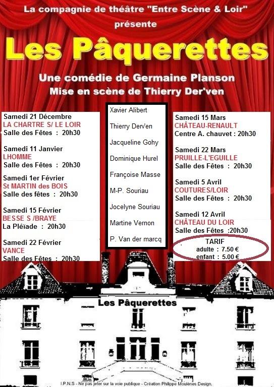affiche 4 A4 Les Pâquerettes
