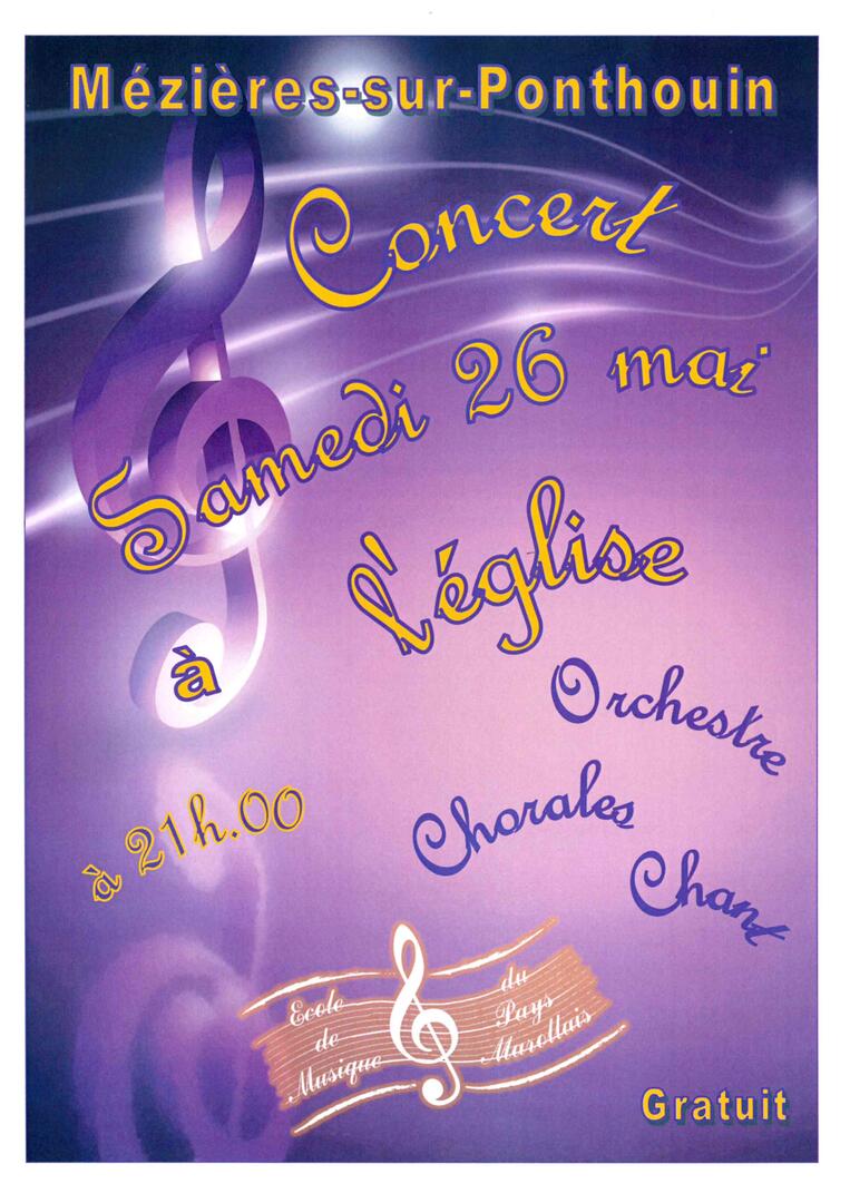 concert à l'église Mézières