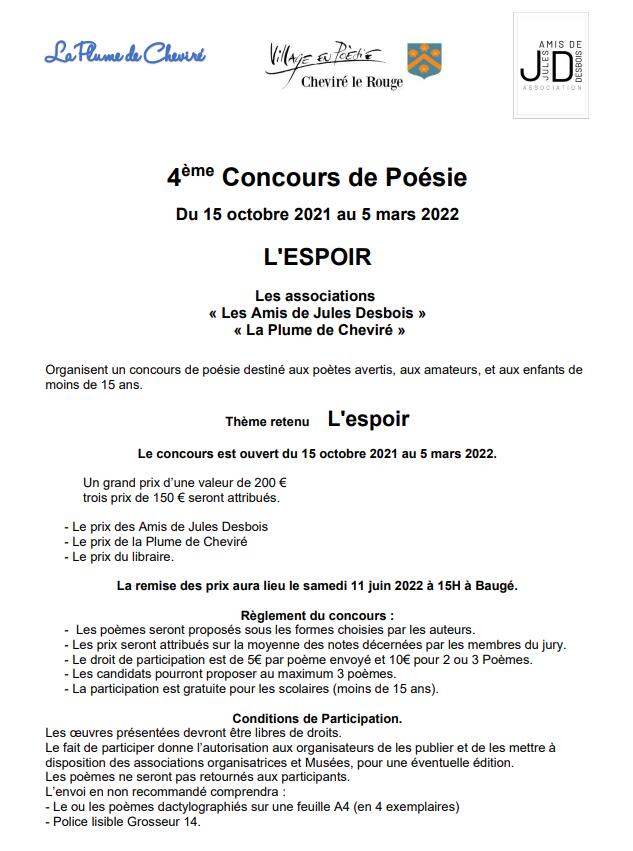 concours poésie