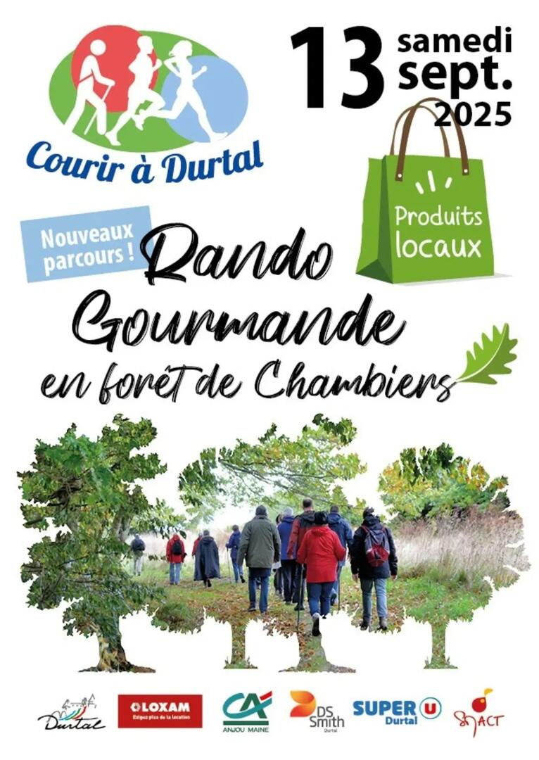 Affiche courir durtal 2025