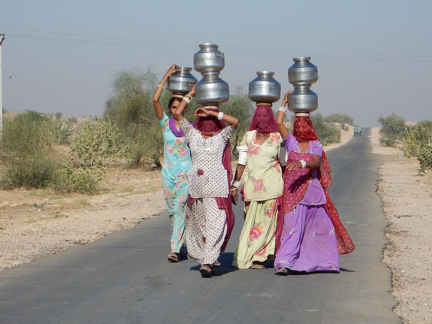 des saris, des turbans