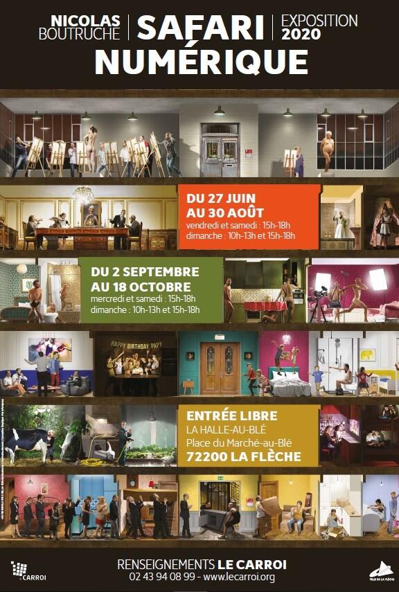 Exposition "Safari numérique" par Nicolas Boutruche