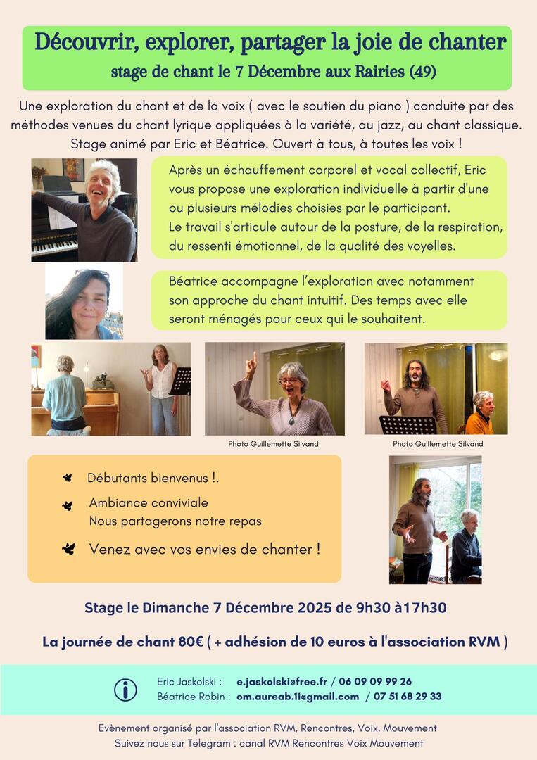 journée de chant Les Rairies 7 Decembre 2025 - 1