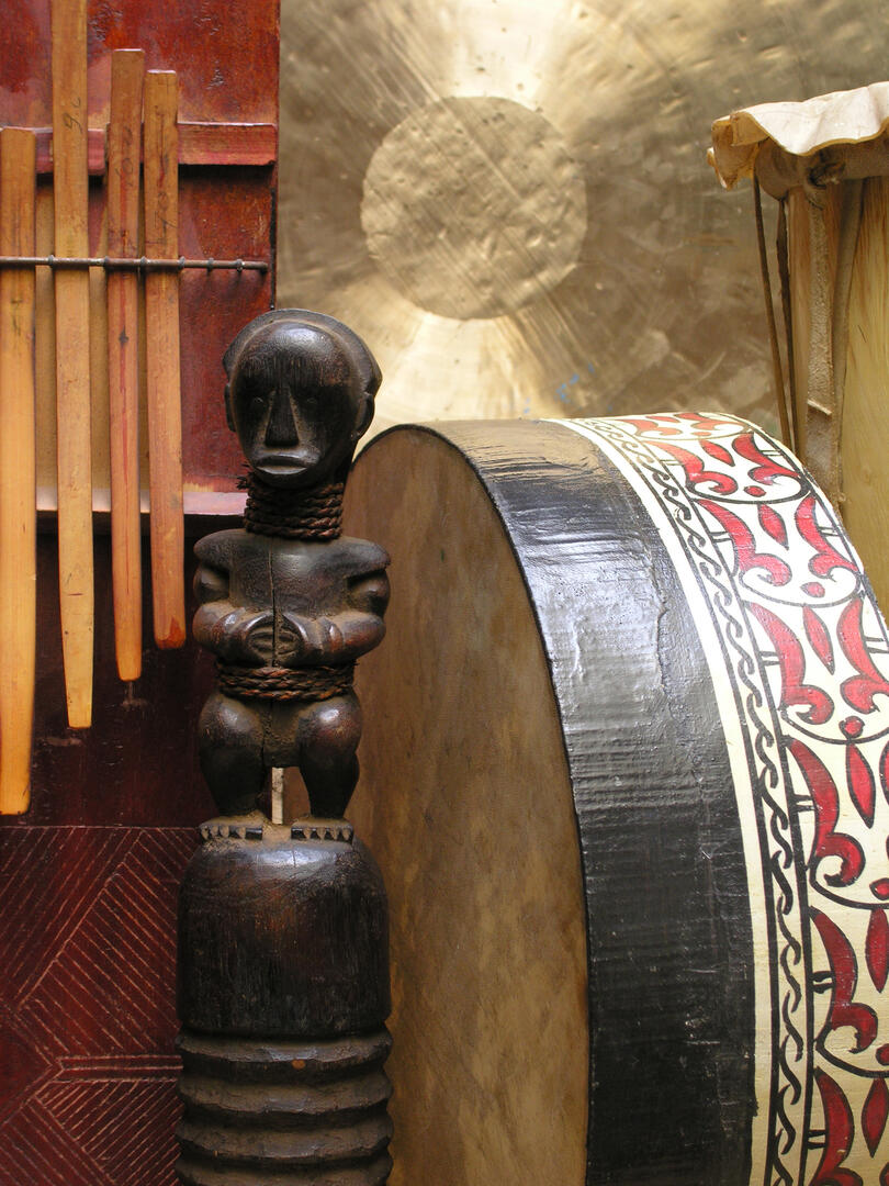 sculptur et tambour