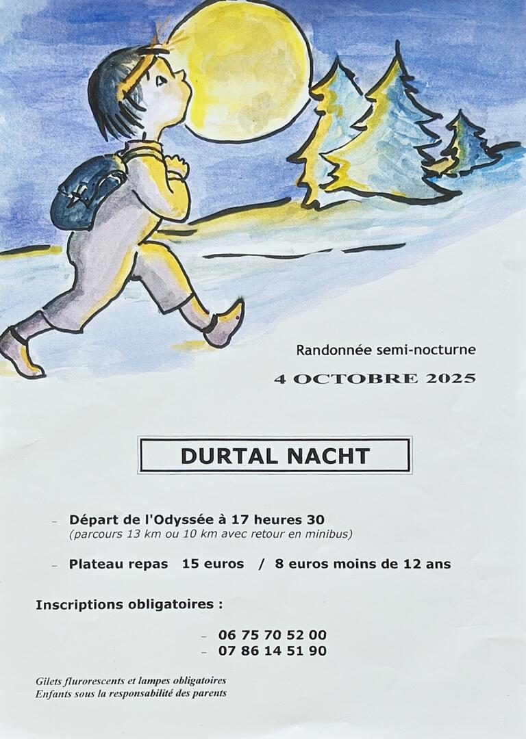 Affiche Durtal Nacht 2025