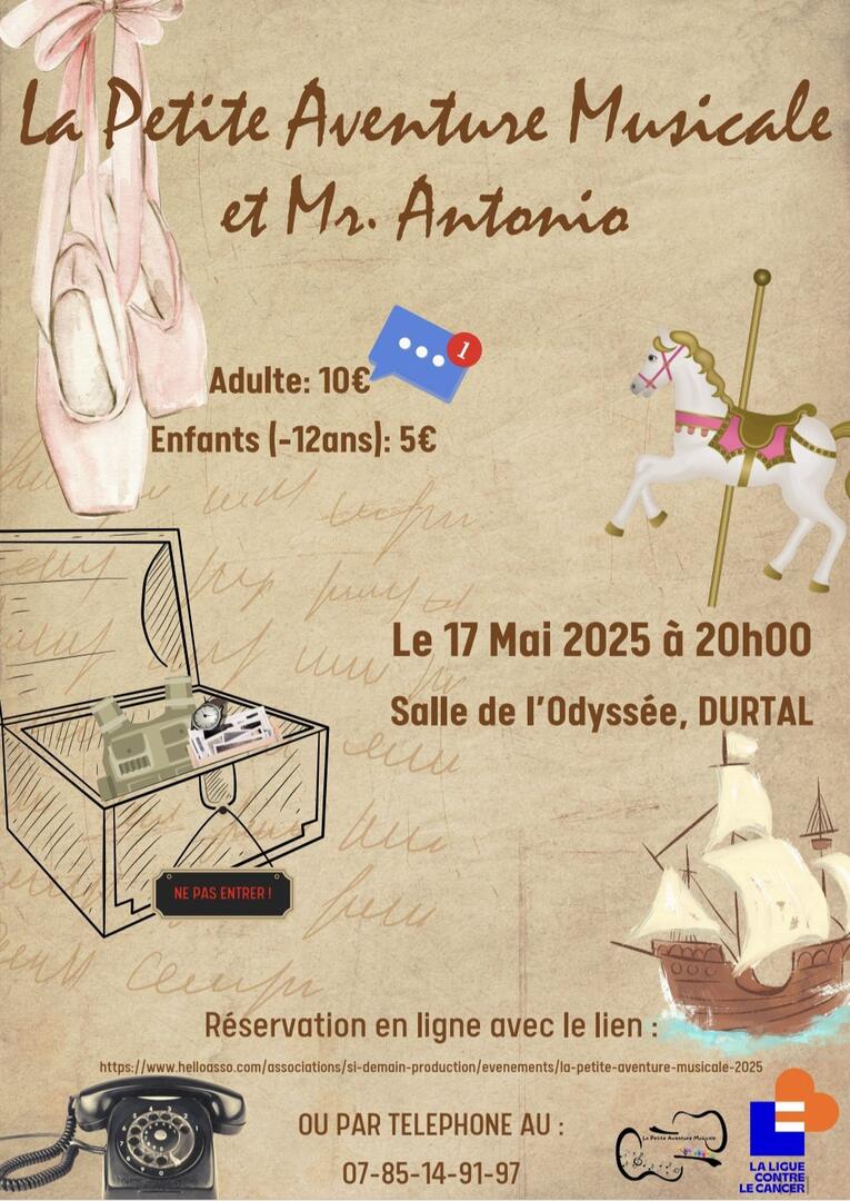 Spectacle la petite aveture Musicale et Mr Antonio