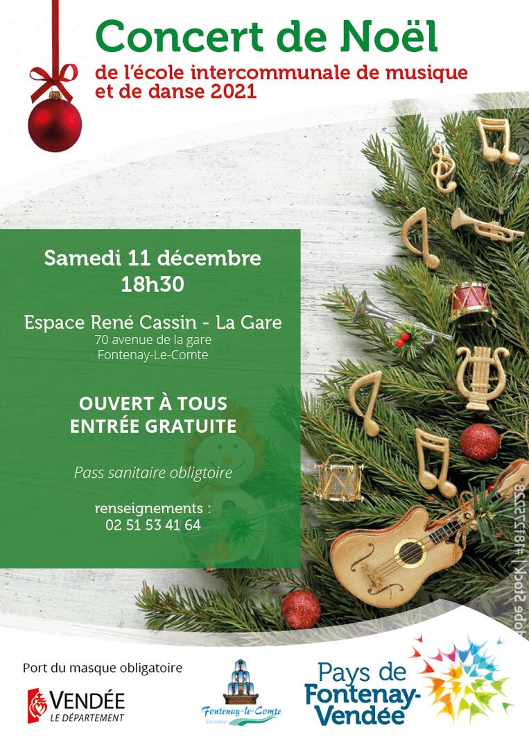 Affiche concert de Noël 3